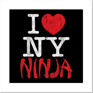 I Love NY Ninja Posters and Art